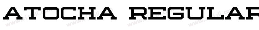 atocha regular字体转换